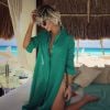 Julianne Trevisol curte férias em Cancun com namorado, Christian Monassa