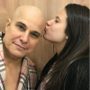 Edson Celulari, diagnosticado com câncer, posa com a filha, Sophia, nesta segunda-feira, dia 20 de junho de 2016