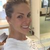 Ana Hickmann gosta de publicar fotos sem maquiagem durante seus treinos na academia