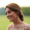 Kate Middleton apostou em cabelos presos para evento benficente nesta quarta-feira, 22 de junho de 2016