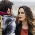 Na novela 'Haja Coração', Bruna (Fernanda Vasconcellos) vai ameaçar Giovanni (Jayme Matarazzo) para ele se afastar de Camila (Agatha Moreira)