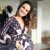 Carolina Kasting está na reta final da segunda gravidez