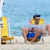 Rodrigo Hilbert foi à praia na tarde deste domingo, 26 de junho de 2016