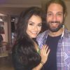 Talita Younan se encontrou com Marco Antonio Gimenez na festa junina que reuniu os elencos das novelas 'Os Dez Mandamentos - Nova Temporada' e 'A Terra Prometida'