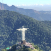 Os ex-BBBs Cacau e Matheus admiraram as belezas do Rio de Janeiro nesta segunda-feira, 27 de junho de 2016