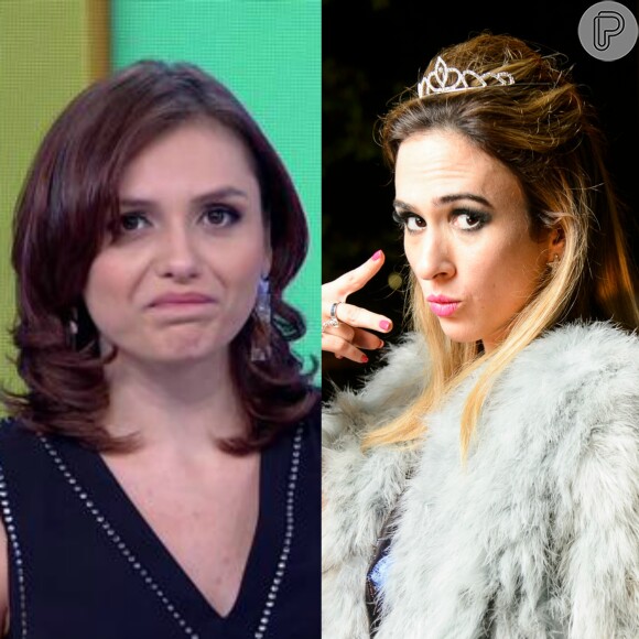 Monica Iozzi vai ser ironizada por Fedora (Tatá Werneck), na novela 'Haja Coração' após desistir de atuar na trama das sete da TV Globo