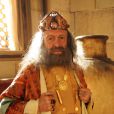 Durgal (Roberto Frota) é o velho rei de Ai, na novela 'A Terra Prometida'