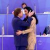 Silvio Santos brinca sobre flerte com Hellen Ganzarolli nesta sexta-feira, dia 01 de janeiro de 2016