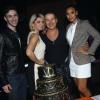 Victor Dzenk comemora aniversário depois do Fashion Rio com Antonia Fontenelle e Sheron Menezzes