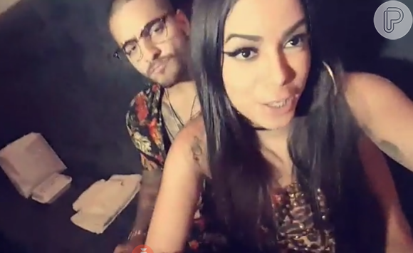 Anitta partiu para o México onde grava um clipe com o cantor Maluma