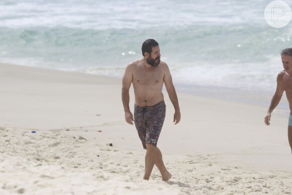 Murilo Benício mora na Barra da Tijuca, na Zona Oeste do Rio, onde costuma frequentar a praia em dias de sol