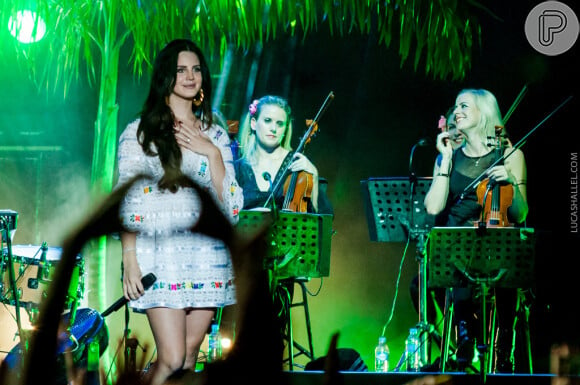 Lana Del Rey lotou o Chevrolet Hall, em Belo Horizonte, em sua primeira apresentação no Brasil