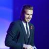 David Beckham é homenageado no prêmio 'Homem do Ano', da revista 'GQ', como o homem mais estiloso, na última quinta-feira, 7 de novembro de 2013
