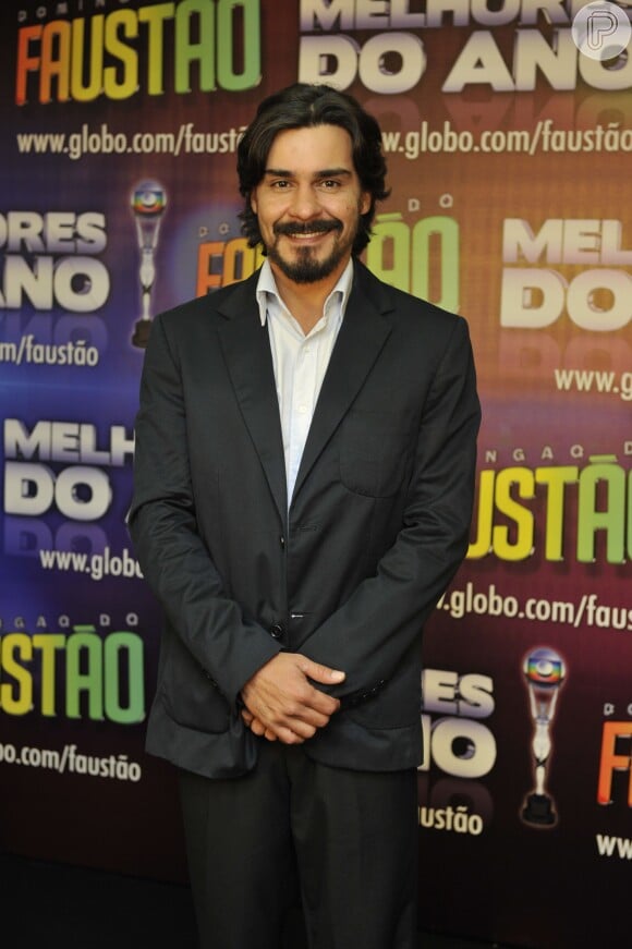 André Gonçalves participou do 'Premio Melhores do Ano', no programa do Faustão, em 2012