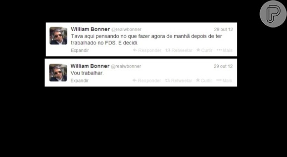 William Bonner e seu humor no Twitter