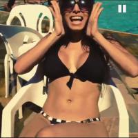 Anitta posta vídeo de biquíni enquanto curte dia de piscina em São Paulo