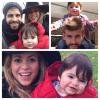 Shakira publica foto de domingo em família com o marido, Gerard Piqué, e com o filho, Milan, de 9 meses, em 18 de novembro de 2013