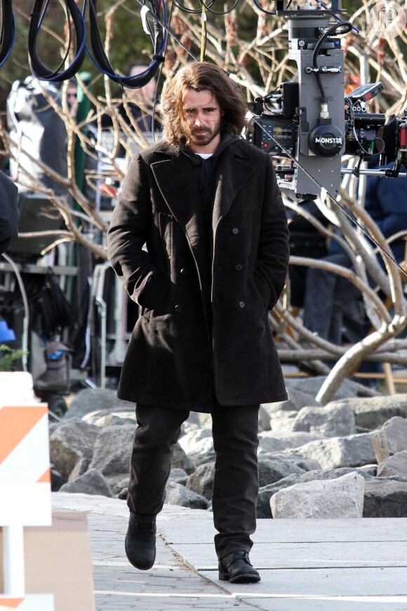 Colin Farrell estava filmando no Brooklyn, bairro da cidade de Nova Iorque