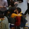 E eram flagrados trocando beijinhos no aeroporto...