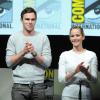 Nicholas Hoult e Jennifer Lawrence estiveram juntos em um evento na Califórnia para falar sobre o filme 'X-Men: Days of Future Past', em julho de 2013. A filmagem do longa reaproximou o casal, que namorava há dois anos e havia se separado em janeiro de 2013