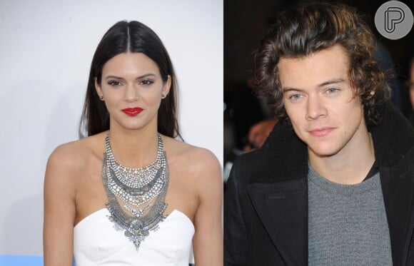Kendall Jenner, irmã de Kim Kardashian, e Harry Styles foram flagrados juntos em Nova York e em Los Angeles