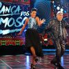 Sidney Magal e Camila Lobo apresentaram a coreografia do clássico 'Blue Suede Shoes', de Elvis Presley