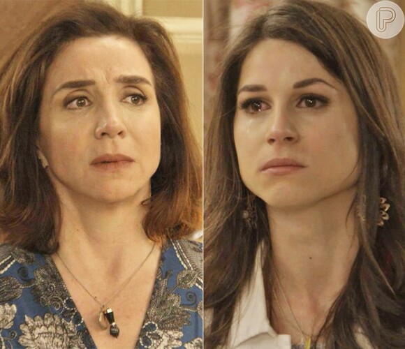Novela 'Haja Coração': Carmela (Chandelly Braz) e a mãe, Francesca (Marisa Orth), vão ter momento emocionante nos próximos capítulos da trama