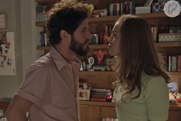 Maurício Destri e Sophia Abrahão viveram Ciro e Vitória na primeira fase da novela 'A Lei do Amor'