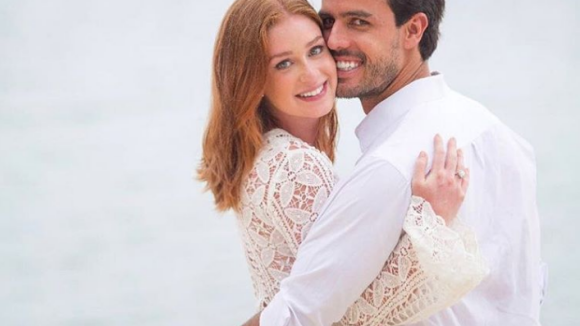 Marina Ruy Barbosa elogia noivo em aniversário: 'Como você é especial. Te amo!'