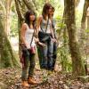 Paulinha (Christiana Ubach) e Joana (Marina Palha) fizeram a jornada na selva juntas, em 'Além do Horizonte'