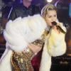 Miley Cyrus tocou na noite de réveillon na Times Square, em Nova York