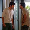 Marlon (Rodrigo Simas) confronta William (Thiago Rodrigues), em 'Além do Horizonte'