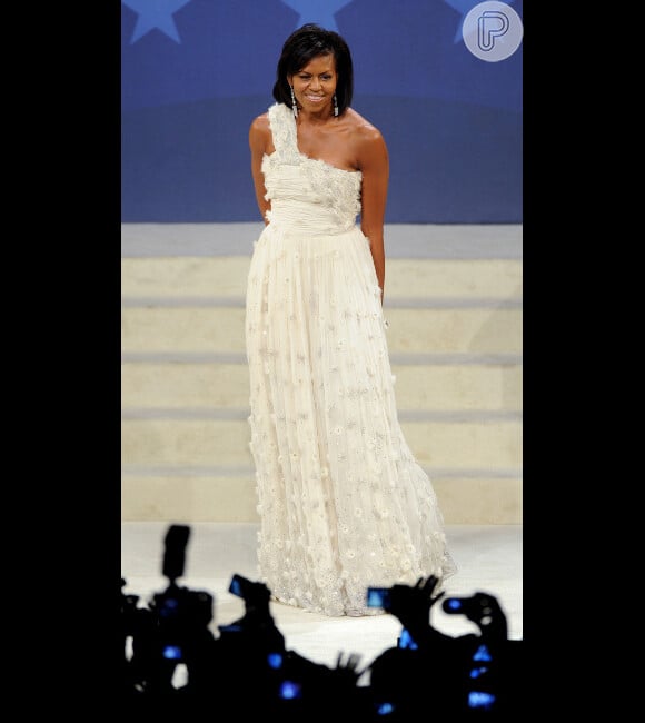 Michelle Obama completa 50 anos com muita elegância e considerada ícone de beleza nesta sexta-feira, 17 de janeiro de 2014