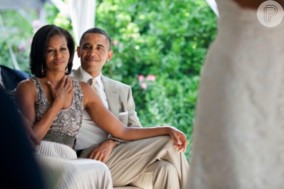 Michelle e Barack Obama são casados há 21 anos