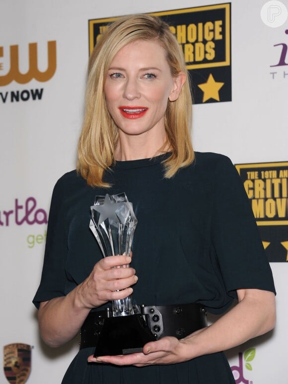 Favorita ao Oscar, Cate Blanchett vence o Critics Choice de Melhor Atriz