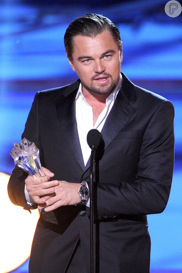Leonardo DiCaprio levou o troféu de Melhor Ator de Comédia por 'O Lobo de Wall Street'