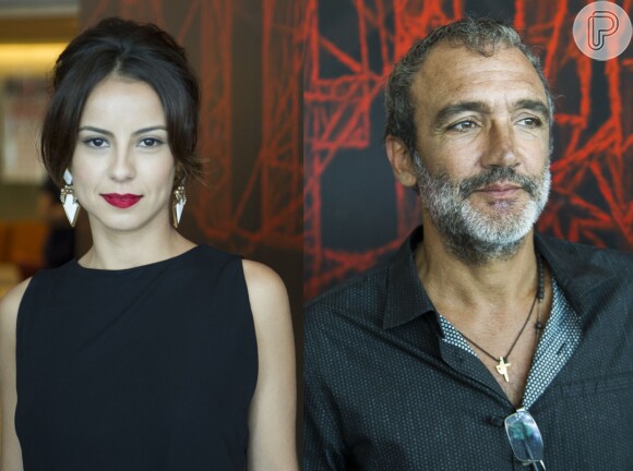 Andréia Horta teve o romance com diretor de 'A teia', Rogério Gomes, divulgado em meados de janeiro de 2014