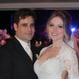 Rodrigo Scarpa foi vítima de pegadinha quando se casou, em 2014, com Gabriela Baptista