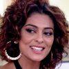 Marcas de expressão causadas pela maquiagem de Juliana Paes no 'Encontro' não agradaram internautas, nesta sexta-feira, 20 de janeiro de 2017