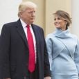 Look de Melania Trump divide opinião na posse de Donald Trump nos EUA: 'Estranho', disse um internauta nesta sexta-feira, 20 de janeiro de 2017
