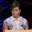 Michelle Obama se emocionou durante a posse de Donald Trump