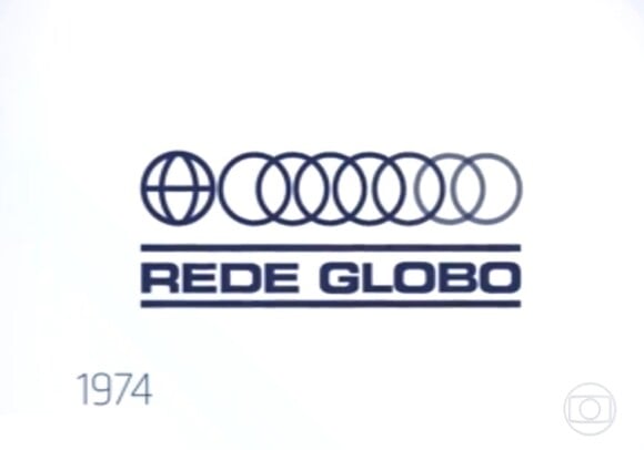 Em 1974, a marca da Globo ganhou o nome do canal