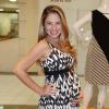 Juliana Baroni prestigiou nesta quinta-feira, 30 de janeiro de 2014, o lançamento da coleção Emma Fiorezi na loja Nin9, no shopping Barra Garden, na Barra da Tijuca, Zona Oeste do Rio de Janeiro