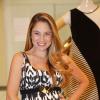 Juliana Baroni, grávida de 6 meses, participou de evento em shopping carioca nesta quinta-feira 