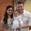 Melinda foi batizada no mês passado pelos pais