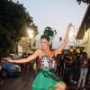 Paloma Bernardi participa de ensaio técnico do Carnaval 2014 na Marquês de Sapucaí, no Rio de Janeiro, em 9 de fevereiro de 2014