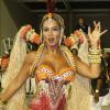 Famosas participam de ensaio técnico do Carnaval 2014 na Marquês de Sapucaí, no Rio de Janeiro, em 9 de fevereiro de 2014