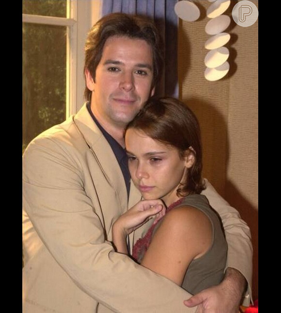 Murilo Benício e Débora Falabella viveram pai e filha na novela 'O Clone' (2001)