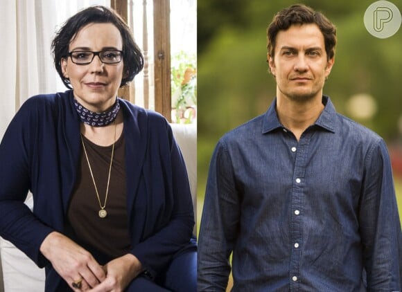 Ana Beatriz Nogueira e Gabriel Braga Nunes são mãe e filho na novela 'Em Família': 4 anos de diferença