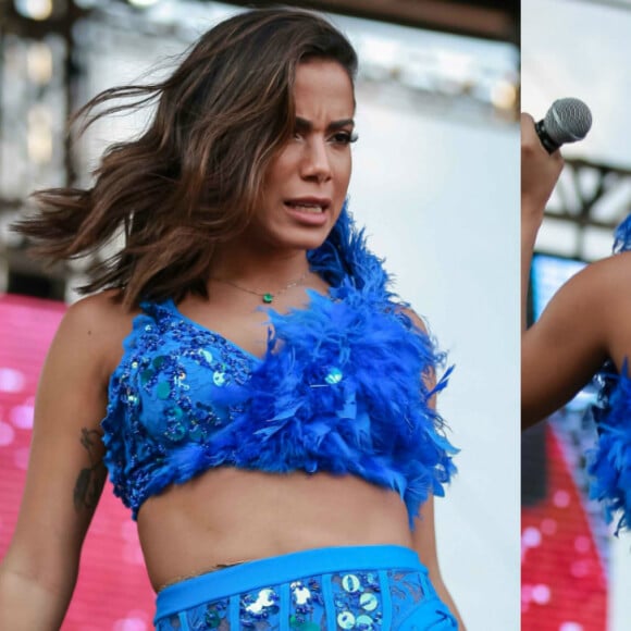 Anitta enfrentou uma maratona de shows durante o Carnaval